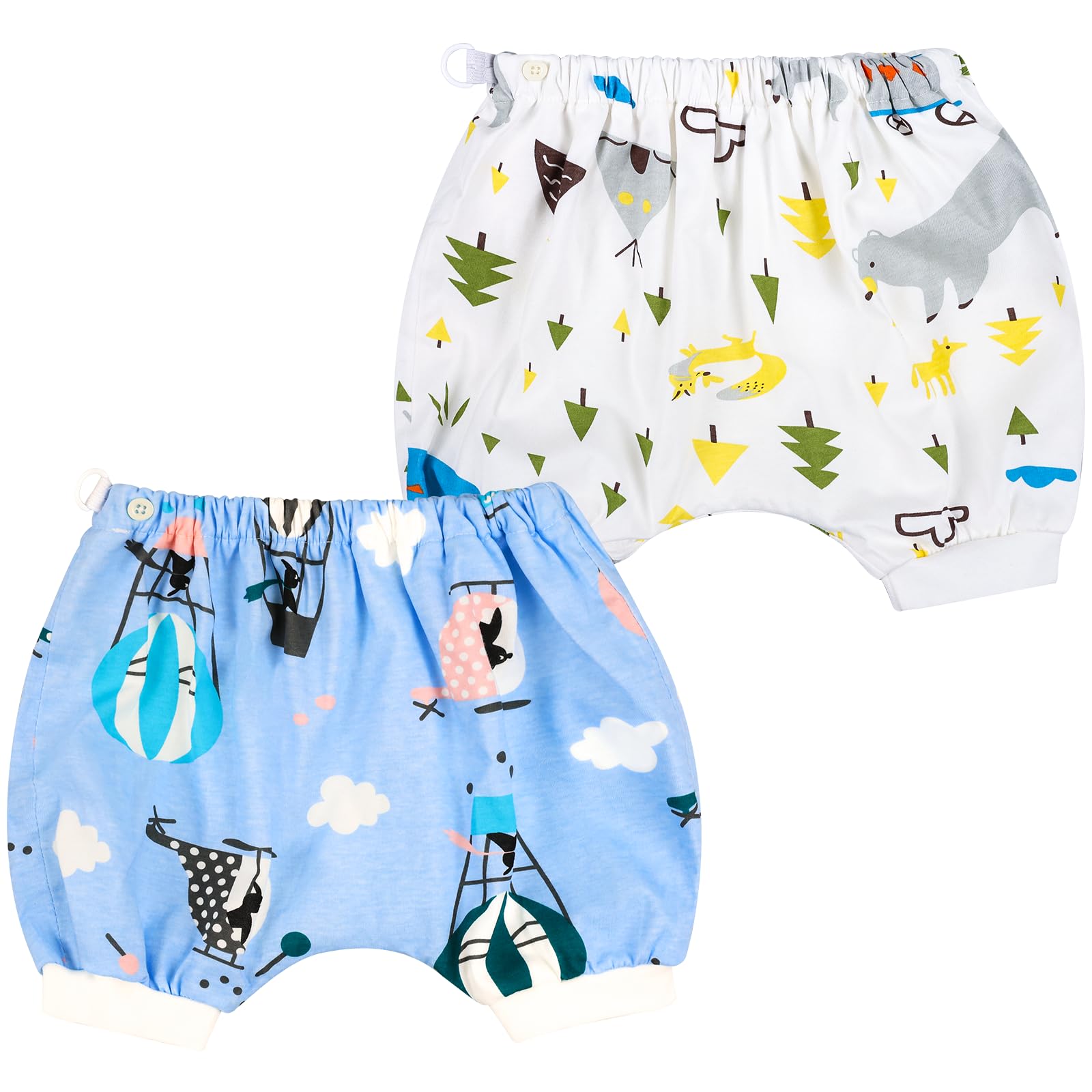 Amazon.com: MooMoo Baby Bedwetting Shorts Diaper Pants for Summer